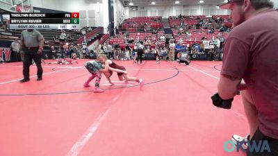 66 lbs Rr Rnd 1 - Tinslynn Burdick, Perry Wrestling Academy vs Brylynn Revier, Morrison Takedown Club