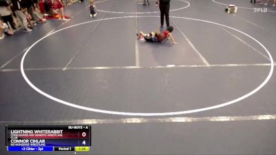 1st Place Match - Lightning Whiterabbit, Coon Rapids Mat Bandits Wrestling Club vs Connor Cihlar, No Nonsense Wrestling