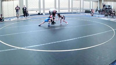 46 lbs Quarterfinal - Eli Pinon, SoCal Hammers vs Lilah Miller, Rancho Bernardo WC