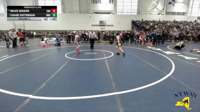 134 lbs Round 2 - Chase Patterson, Wayne Wrestling Club vs Miles Enders, Cazenovia Wrestling Club