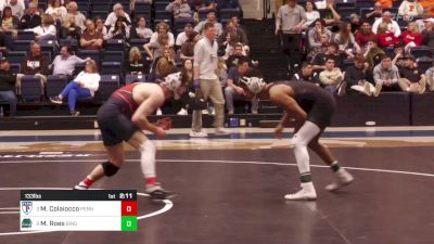 133 lbs Consi Of 8 #2 - Michael Colaiocco, Pennsylvania vs Micah Roes, Binghamton