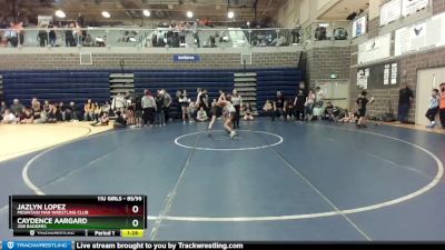 85/95 Round 4 - Caydence Aargard, 208 Badgers vs Jazlyn Lopez, Mountain Man Wrestling Club