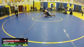 157 Gold Semifinal - Anthony Lopez, Braddock vs Luis Fernandez-Medina, Camden