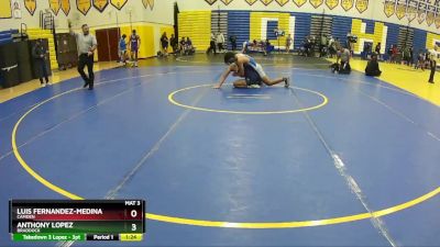 157 Gold Semifinal - Anthony Lopez, Braddock vs Luis Fernandez-Medina, Camden