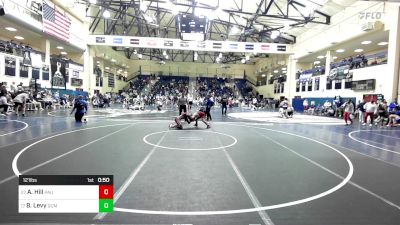 121 lbs Consi Of 8 #1 - Aundre Hill, Paulsboro vs Benjamin Levy, George C. Marshall