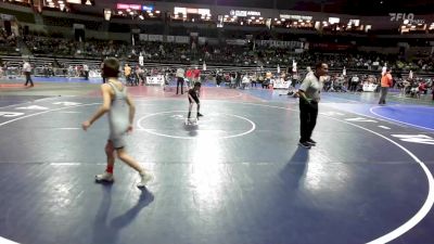 80 lbs Round Of 32 - Konstantine Dunbar, Newton vs Wyatt Newman, Pinelands Wrestling Club