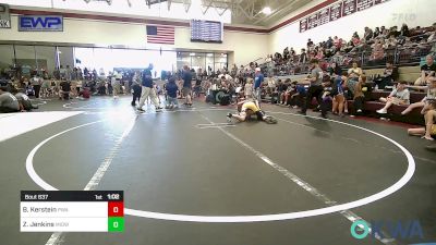 110-117 lbs Rr Rnd 5 - Bailey Kerstein, Perry Wrestling Academy vs Zoe Jenkins, Midwest City Bombers Youth Wrestling Club