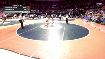 3A 144 lbs Cons. Round 3 - Frank Nitti, Elmhurst (York) vs Donavon Allen, Chicago (Marist)