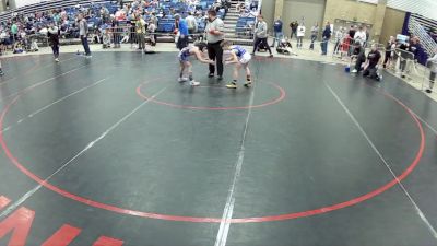 12U Boys - 67 lbs Champ. Round 2 - Roc Rhees, Greater Heights Wrestling vs Kaiden Galindez, Michigan