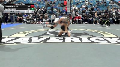 132 lbs Round Of 16 - Tanner Telford, Corner Canyon vs Kyle Menuez, Grandview