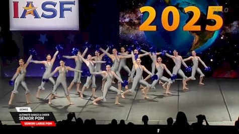 Ultimate Dance & Cheer - Senior Pom [2025 Senior Large Pom Semis] 2025 The Dance Worlds