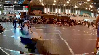 165 lbs Round 1 (6 Team) - Peter Simkins, Beebe Trained Blue vs Cedric Harris, Oakleaf WC