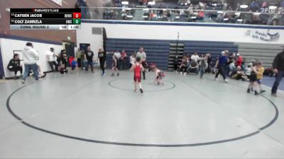 53 lbs Cons. Round 3 - Colt Zamrzla, Homedale Wrestling Club vs Caysen Jacob, Kimberly Bulldog Wrestling Club