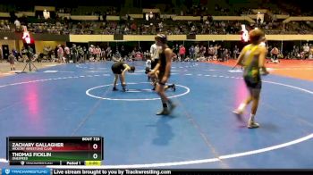 85 lbs Semifinal - Zachary Gallagher, Hickory Wrestling Club vs Thomas Ficklin, OneSpeed