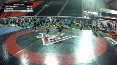 138 lbs Cons. Sub-semis - Weston Smith, Utah vs Landon Le, Hawaii
