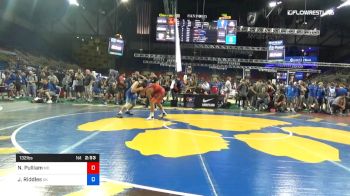 132 lbs Rnd Of 64 - Nathaniel Pulliam, Missouri vs Justin Riddles, Oklahoma