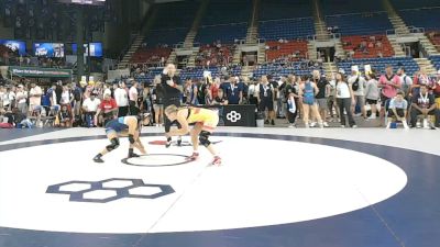 135 lbs Cons. Rd Of 32 - Brylee Colwell, Arizona vs Marisa Iturrino, Texas