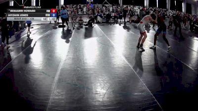 138 lbs Champ. Round 2 - Benjamin Howard, Frankfort Gladiator Wrestling vs Jayzahn Jones, Beat The Streets Cleveland