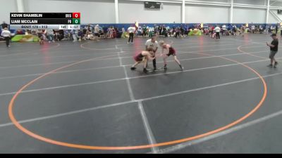 113 lbs Champ. Round 2 - Kevin Shamblin, Unattached vs Liam Mcclain, Unattached