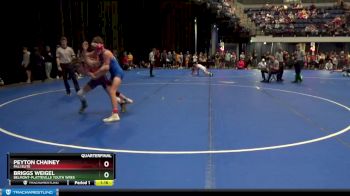 125 lbs Quarterfinal - Briggs Weigel, Belmont-Platteville Youth Wres vs Peyton Chainey, Pali Elite