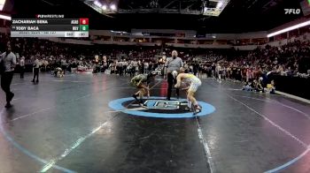 4A 133 lbs Cons. Round 2 - Manuel Aguirre, Tierra Encantada vs Lance Yarbrough, St. Pius X