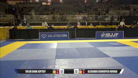 Oleksandr Serhiiovych Hovdiak vs Taylor Shane Koptieff 2025 Pan Jiu Jitsu IBJJF Championship