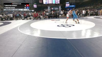 157 lbs Cons. Rd Of 64 - Braxton Winkey, Iowa vs Tristen Dood, Michigan