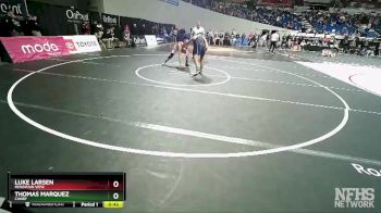 5A-152 lbs Cons. Round 2 - Luke Larsen, Mountain View vs Thomas Marquez, Canby