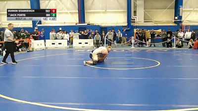 157 lbs Champ. Round 2 - Durkin Stankevich, Trinity (ct) vs Jack Forte, Roger Williams