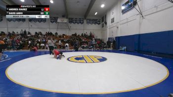 124 lbs Cons. Round 2 - Davis Ando, Sobrato vs Andres Juarez, Independence (San Jose)