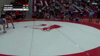 126 lbs Round 2 (4 Team) - Tristan Nail, Thompson HS vs Cole Amaro, Oak Mountain