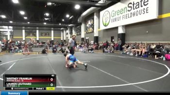 82 lbs Round 1 (4 Team) - Lauren Leuthard, MN Storm 2 vs Whitney Franklin, Missouri Black