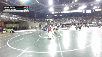 155 lbs Champ. Round 3 - Nevaeh Maynes, Elko vs Peyton Reeves, Thunder Ridge