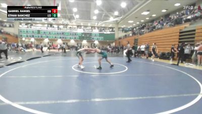 120 lbs Cons. Round 2 - Gabriel Rangel, Rim Of The World vs Ethan Sanchez, La Costa Canyon