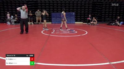 110 lbs Round Of 16 - Emily Cabo, Baltimore vs Nola Allen, Morganville