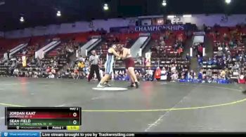 285 lbs Quarterfinals (8 Team) - Sean Field, Detroit Catholic Central HS vs Jordan Kaat, Grandville HS