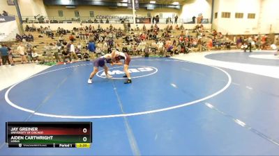 165 lbs Semifinal - Aiden Cartwright, Loras vs Jay Greiner, University Of Chicago