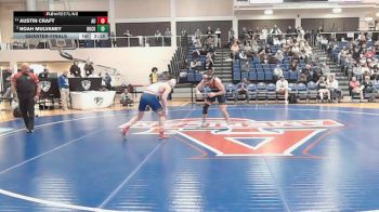 165 lbs Quarterfinal - Austin Craft, American vs Noah Mulvaney, Bucknell