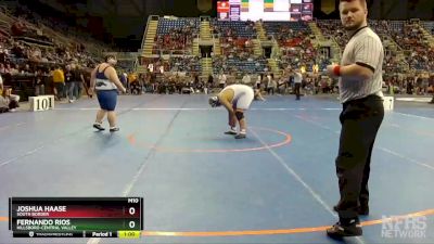 285 lbs Cons. Round 1 - Joshua Haase, South Border vs Fernando Rios, Hillsboro-Central Valley