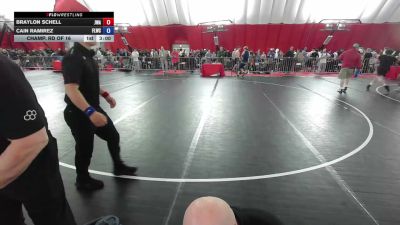106 lbs Champ. Rd Of 16 - Braylon Schell, Jackrabbit Wrestling Academy vs Cain Ramirez, Fox Lake Wrestling Club