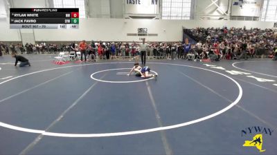 70 lbs Cons. Round 3 - Rylan White, Mexico Wrestling vs Jack Favro, Shaker Youth Wrestling