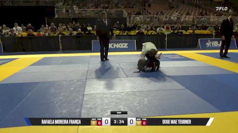 Dixie Mae Teubner vs Rafaela Moreira França 2025 Pan Kids Jiu-Jitsu IBJJF Championship