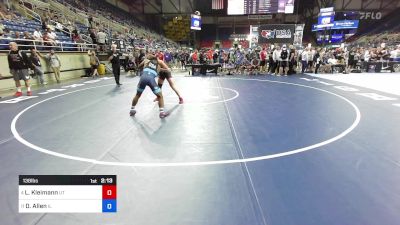 138 lbs Cons 16 #2 - Layne Kleimann, UT vs Donavon Allen, IL