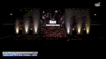 Maryland Twisters Virginia - Haze [2025 L1 Junior Day 1] 2025 Champion Cheer and Dance Grand Nationals