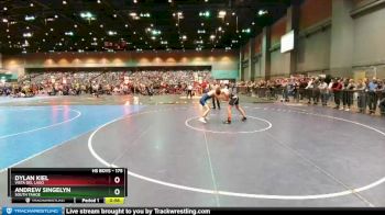 175 lbs Cons. Round 3 - Dylan Kiel, Vista Del Lago vs Andrew Singelyn, South Tahoe