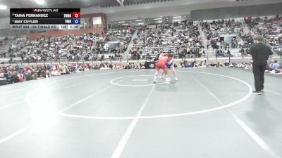 68 Finals kg Champ. Round 2 - Taina Fernandez, Titan Mercury Wrestling Club (TMWC) vs May Cuyler, Vision Wrestling