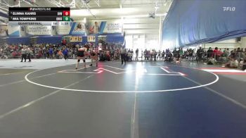 170 lbs Quarterfinal - Mia Tompkins, Olathe North vs Elinna Kahrs, Blue Valley West