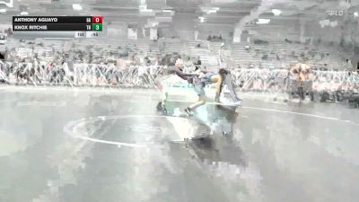 113 lbs Consi Of 16 #1 - Anthony Aguayo, GA vs Knox Ritchie, TN