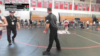 120 lbs Quarterfinal - Nikol Murzaieva, Westford Academy vs Izabella Perez, Springfield Central (W)