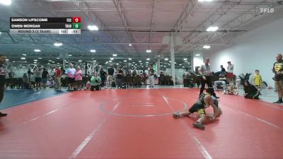 88 lbs Round 3 (3 Team) - Samson Lipscomb, Florida Scorpions vs Owen Morgan, Team Barracuda